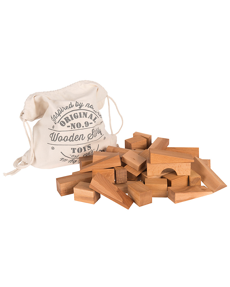 natural wooden blocks